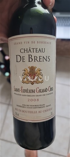 Bordeaux Saint-Émilion Grand Cru Grand Cru Château Brens 2008