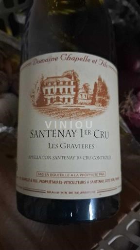 Bourgogne Ikke specificeret Premier Cru Domaine Chapelle et Fils Les Gravières Ikke årgangsbestemt