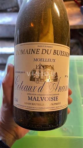 Thung lũng sông Loire Coteaux-d'ancenis Domaine Buisson Malvoisie 2018
