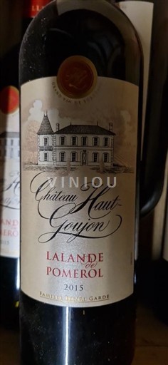 Bordeaux Lalande-de-Pomerol Château Haut-Goujon 2015