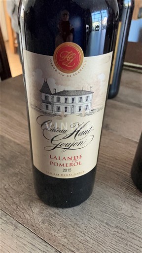 Bordeaux Lalande-de-Pomerol Château Haut-Goujon 2015