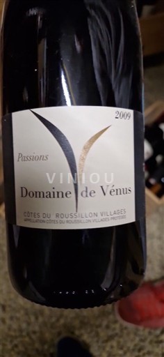 Roussillon Côtes du Roussillon Villages Domaine Vénus Passions 2009