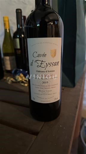 Bordeaux Haut-Médoc Château Esteau d'Eyssan 2019