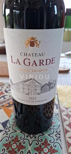 Бордо Пессак-Леоньян Château La Garde 2023