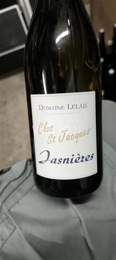 Vallée de la Loire Jasnières Domaine Lelais Clos St Jacques Non Millésimé