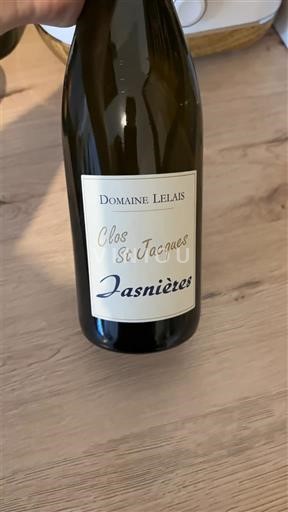 Loiredalen Jasnières Domaine Lelais Clos St Jacques Ikke-årgang