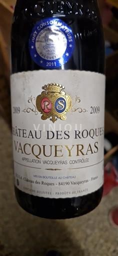 Rona dolina Vacqueyras Château Des Roques 2009