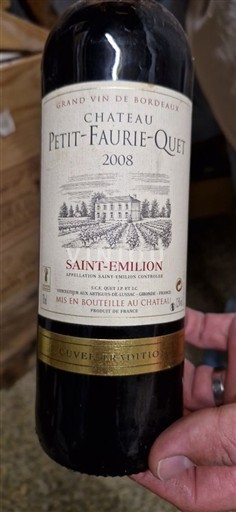 Bordeaux Saint-Émilion Château Petit-Faurie-Quet Tradition 2008