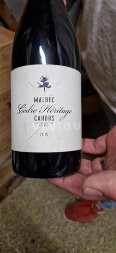 Jugozahod Cahors Le Cèdre Cèdre Héritage 2015
