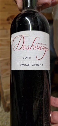 Languedoc-Roussillon Pays d'Oc Domaine Deshenrys Syrah Merlot 2012