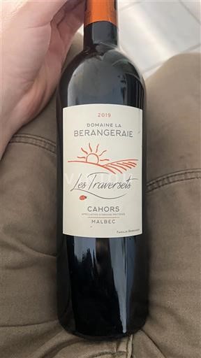 Tây Nam Cahors Domaine La Berangeraie Les Traversets 2019