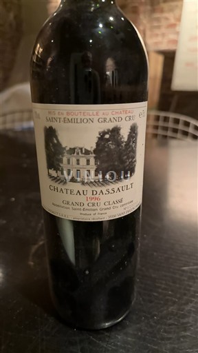 Bordéus Saint-Émilion Grand Cru Grand Cru Classé Château Dassault 1996