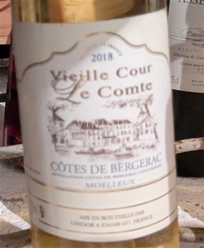 Sudoeste Côtes de Bergerac Vieille Cour Le Comte 2018
