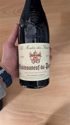 Valle del Ródano Châteauneuf-du-Pape. Domaine Le Moulin des Saints 2023