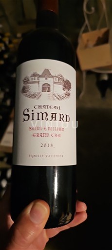 Bordeaux Saint-Émilion Grand Cru Grand Cru Château Simard 2018