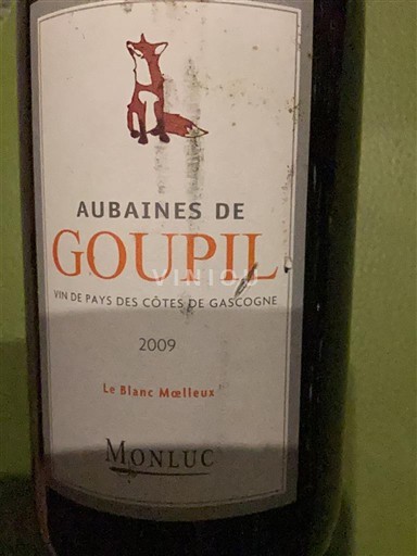 Jihozápad Nespecifikováno Monluc Aubaines de Goupil 2009