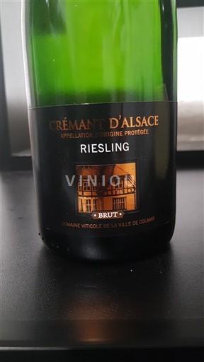 Alsace Crémant d'Alsace Domaine Viticole de la Ville de Colmar Riesling Icke årgångsbetecknad