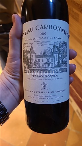Bordeaux Pessac-Léognan Grand Cru Château Carbonnieux 2002