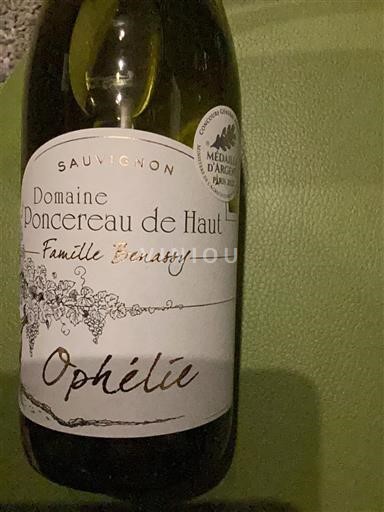 Loirevallei Domaine Poncereau de Haut Ophélie 2021