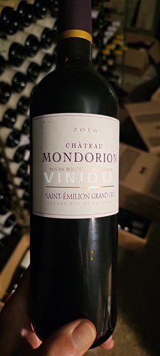 Bordeaux Saint-Émilion Grand Cru Grand Cru Château Mondorion 2016