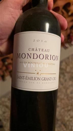Bordeaux Saint-Émilion Grand Cru Grand Cru Château Mondorion 2016