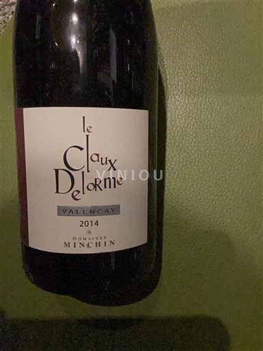 Vallée de la Loire Valençay Domaine S Minchin Le Claux Delorme 2014