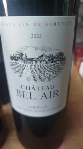 Bordeaux Graves Château Bel Air 2022