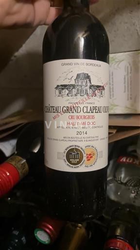 Bordeaux Haut-Médoc Cru Bourgeois Château Grand Clapeau Ouy 2014