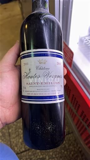 Burdeos Saint-Émilion Château Hautes Vergnes 2011