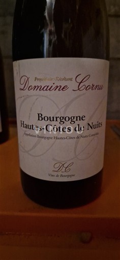 Bourgogne Hautes Côtes de Nuits Domaine Cornu 2019
