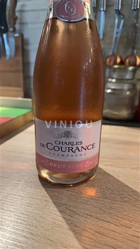 Champagne Šampanské Charles de Courance Brut Rosé Neročník