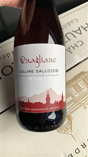 Piedmont Colline Saluzzesi Cantina Bonatesta Rovere Quagliano 2019