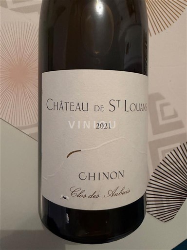 Valle del Loira Chinon Château St Louans Clos des Aubuis 2021