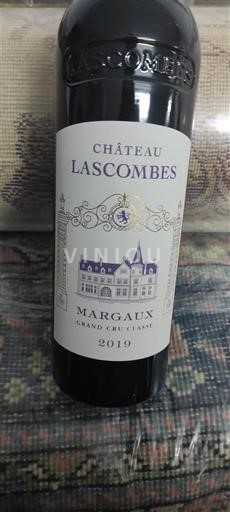 Bordeaux Margaux Grand Cru Château Lascombes 2019