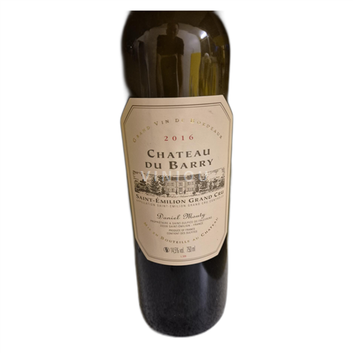 Burdeos Saint-Émilion Gran Cru Château du Barry 2016