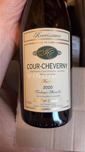 Loire Valley Cour-cheverny Domaine Philippe Colin Renaissance 2020