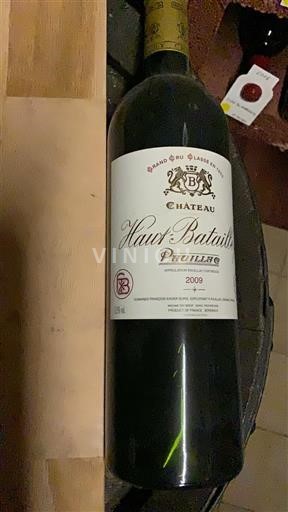 Bordeaux Pauillac Grand Cru Château Haut-Batailley 2009