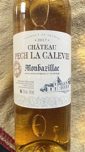 South West Monbazillac Château Pech La Calevie 2017