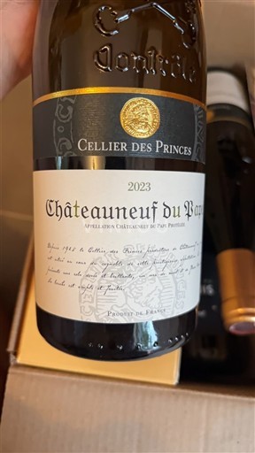 Thung lũng Rhône Châteauneuf-du-pape Cellier des Princes 2023