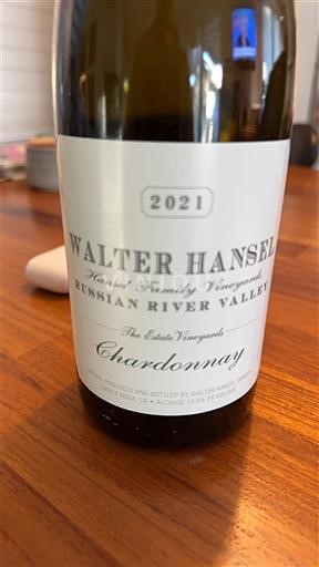 Vùng trồng nho được cấp phép California Russian River Valley Walter Hansel The Estate Vineyards 2021