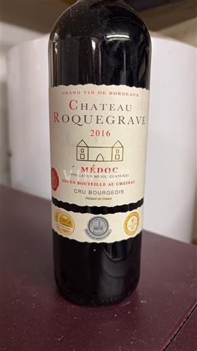Bordeaux Médoc Château Roquegrave 2016