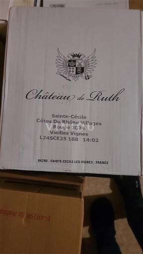 Thung lũng Rhône Côtes-du-rhône-villages Château Ruth Vieilles Vignes 2024