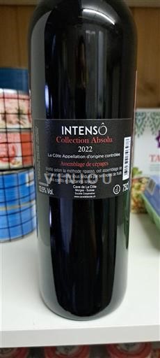 Vaud La Côte AOC Cave de la Côte Collection Absolu IntensO 2022