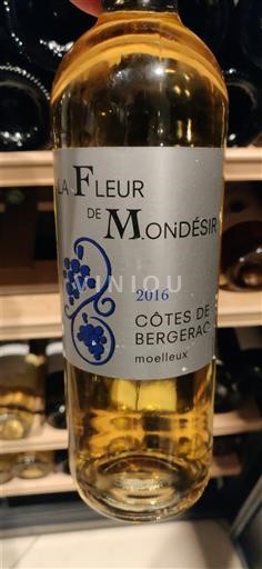 Sydvestfrankrig Côtes-de-bergerac La Fleur de Mondésir 2016