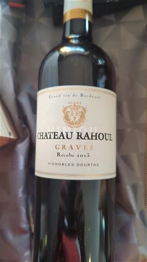 Bordeaux Graves Chateau Rahoul 2013