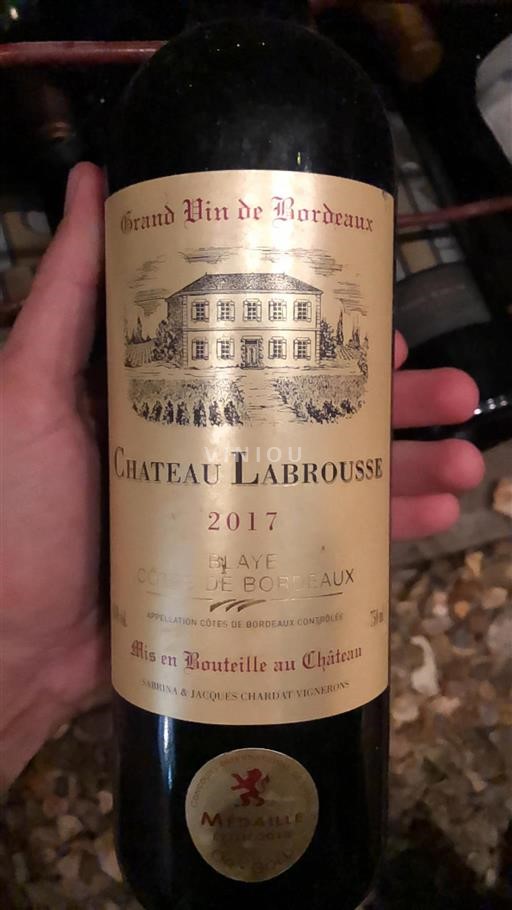 Bordeaux Blaye-Côtes-de-Bordeaux Château Labrousse 2017