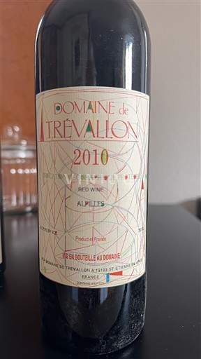 Alpy a Rhonské oblasti Alpilles Domaine Trévallon 2010