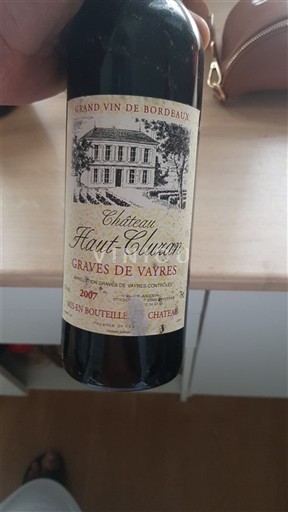 Bordeaux Graves-de-Vayres Château Haut-Cluzan 2007