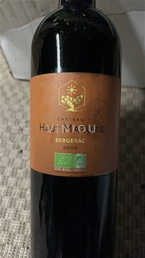 Sudoeste Bergerac Château Haut Mazurie 2020
