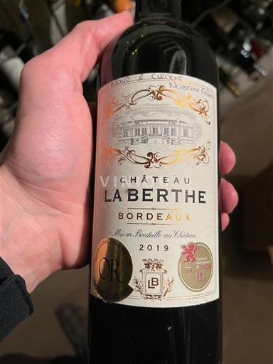 Bordeaux Château La Berthe 2019